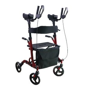 AR-028 Podpórka rehabilitacyjna 4-kołowa aluminiowa z podparciem łokci. SUPPORT ARmedical