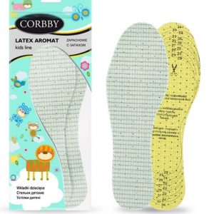 Latex Aromat wkładki z zapachem cytryny dziecięce roz.22/34 Corbby