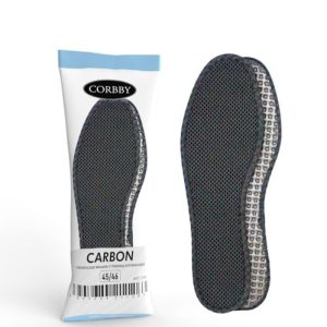 Carbon wkładki bezrozmiarowe z tkaniną dystansują Corbby