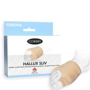 Hallux Sliv opaska z żelowymi osłonkami Corbby