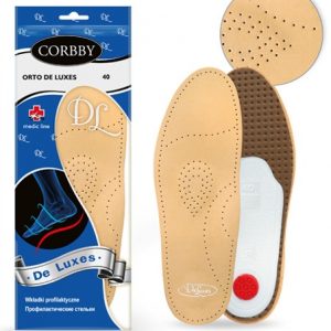 Orto De Luxes wkładki ortopedyczne ze skóry naturalnej Corbby