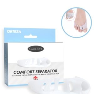 Comfort Separator elastyczna orteza na palce Corbby